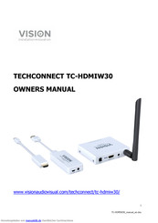 Vision TECHCONNECT TC-HDMIW30 Bedienungsanleitung