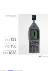 Norsonic nor133 Handbuch