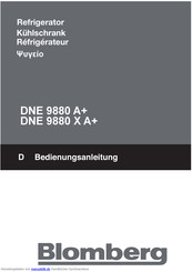 Blomberg DNE 9880 X A+ Bedienungsanleitung