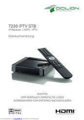 Ocilion IPTV Technologies T220 IPTV STB Gebrauchsanleitung