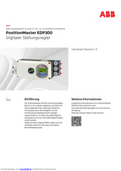 ABB PositionMaster EDP300 Bedienungsanleitung