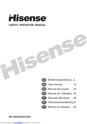 Hisense RD-35DC4SAA/CPA1 Bedienungsanleitung