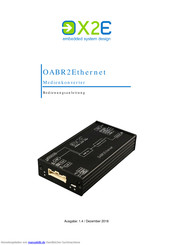 X2E OABR2Ethernet Bedienungsanleitung