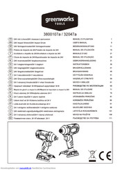 GreenWorks Tools 3800107a Bedienungsanleitung