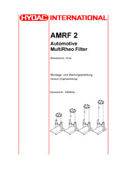 Hydac AMRF 2 Montage- Und Wartungsanleitung