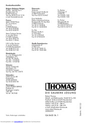 THOMAS COMPACT20 S Gebrauchsanweisung