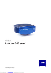 Zeiss Axiocam 305 color Handbuch