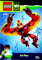 LEGO BEN 10 ALIEN FORCE Jet Ray 8518 Montageanleitung