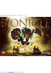 LEGO BIONICLE PAHRAK 8560 Montageanleitung