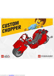 LEGO TECHNIC CLUB CUSTOM CHOPPER Montageanleitung