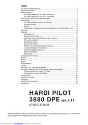 Hardi PILOT 3880 DPE Montage