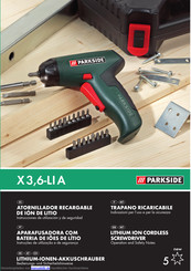Parkside X3,6-Li A Bedienungs- Und Sicherheitshinweise