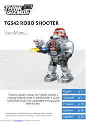 ThinkGizmos TG542 ROBO SHOOTER Bedienungsanleitung