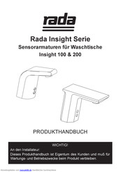 Rada Insight Series Produkthandbuch