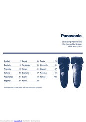 Panasonic ES-GA21 Bedienungsanleitung