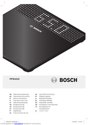 Bosch PPW1010 Gebrauchsanweisung