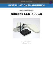 MyAmplifiers Nikrans LCD-500GD Installationshandbuch