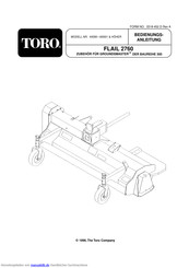 Toro FLAIL 2760 Bedienungsanleitung