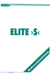 Fidelity ELITE S Bedienungsanleitung