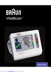 Braun VitalScan BPW 4100 Gebrauchsanweisung