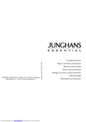 Junghans Essential Bedienungsanleitung
