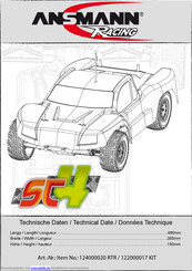 ANSMANN Racing ST4 Anleitung