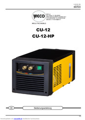 Weco CU-12-HP Bedienungsanleitung