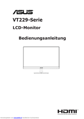 Asus VT229-Series Bedienungsanleitung