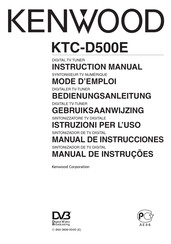 Kenwood KTC-D500E Bedienungsanleitung