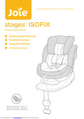 Joie stages ISOFIX Bedienungsanleitung