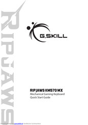 G.SKILL RIPJAWS KM570 MX Kurzanleitung