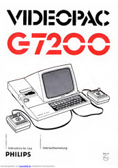 VIDEOPAC G7200 Gebrauchsanleitung