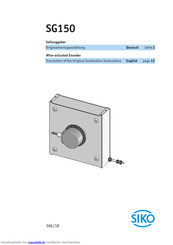 Siko SG150 Originalmontageanleitung