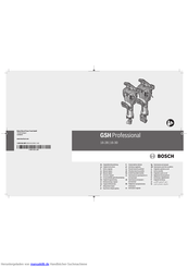 Bosch GSH Professional 16-30 Originalbetriebsanleitung