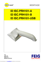 FEIG Electronic OBID i-scan ID ISC.PRH101-USB Montageanleitung