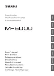 Yamaha M-5000 Bedienungsanleitung