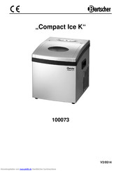 Bartscher Compact Ice K Bedienungsanleitung
