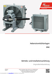 Bühler technologies BNK 1.4-7,5-0,75kW Betriebs Und Installationsanleitung