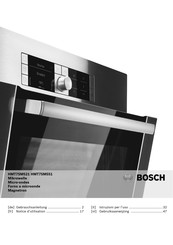 Bosch HMT75M551 Gebrauchsanleitung