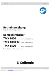 Collomix TMX 1000 Betriebsanleitung
