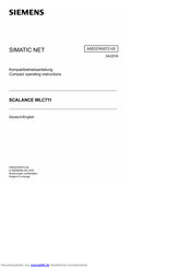 Siemens SCALANCE WLC711 Kompaktbetriebsanleitung