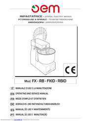 OEM FXID/402/T Gebrauchs- Und Instandhaltungshandbuch