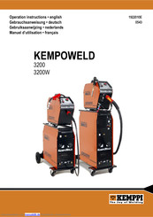 Kempi KEMPOWELD 3200W Gebrauchsanweisung