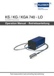 KLEIBER KGA 740 - LO Betriebsanleitung