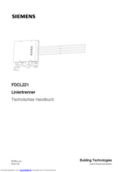 Siemens FDCL221 Technisches Handbuch
