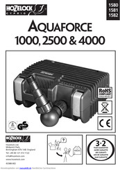 Hozelock Aquaforce 15000 Installations- Und Bedienungsanleitung