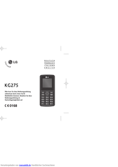 LG KG275 Benutzerhandbuch
