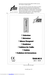Team TEAM MS 7 A Gebrauchsanleitung