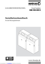 BRÖTJE EuroCondens SGB 500 D Serie Installationshandbuch