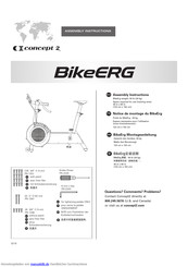 Concept2 BikeErg Montageanleitung